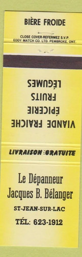 Matchbook cover le - cover,
