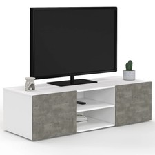 Meuble TV 113 cm ELI blanc