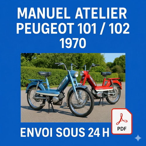 Manuel atelier peugeot 101 - manuel, 101-102