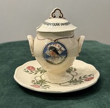 OLD MUSTARD POTTERY SARREGUEMINES OBERNAI