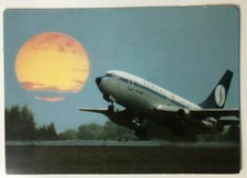 Boeing 737 Sabena Carte Postale Aviation Années 90 avion postcard
