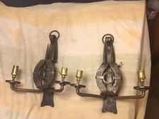 Paire D’appliques Murale