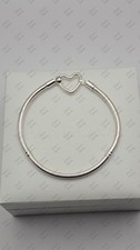Authentic PANDORA  Moments Heart Closure Bracelet 599539C00 7.9 (20cm) W/ Box 