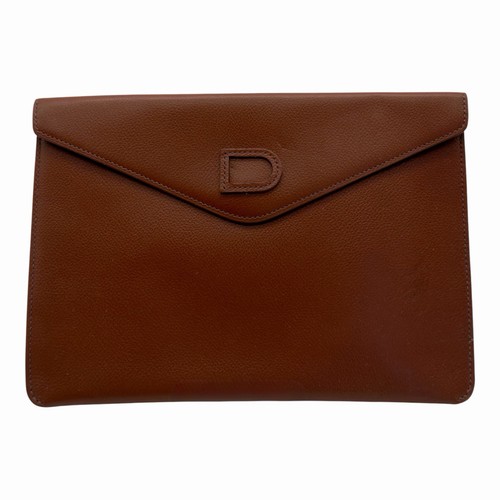 Delvaux brown cognac leather - delvaux,