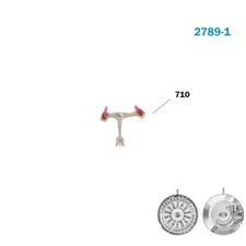 FOURCHE PALETTE partie 710 pour mouvement automatique suisse ETA 2789-1