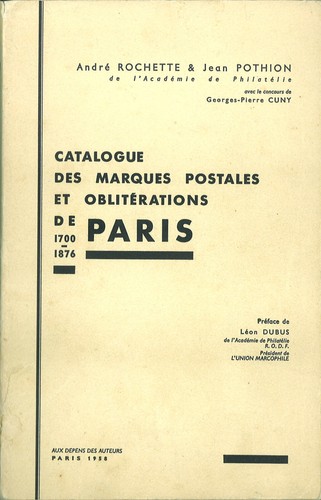Catalogue des marques postales - catalogue,