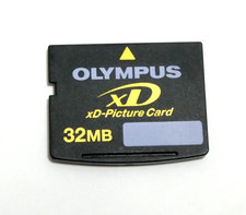 CARTE MEMOIRE OLYMPUS XD-PICTURE CARD 32 MB OFFICIELLE APPAREIL PHOTO TESTE