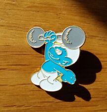 Pin's Smurf Smurf HALTEROPHILE SPORT PEYO 1993 IMPS BRUSSELS