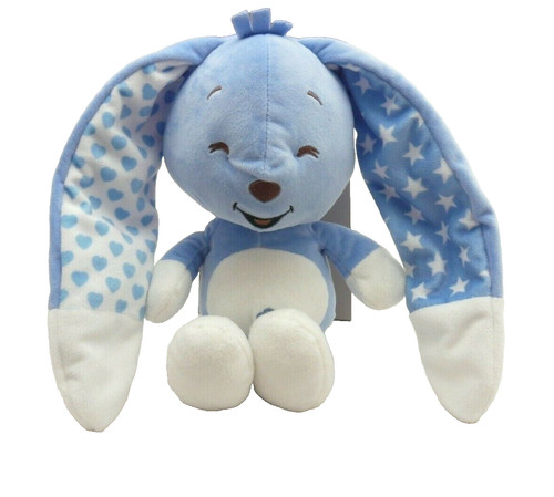 Auchan peluche lapin bleu
