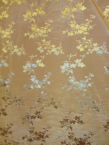 Coupon tissu satin ancien - coupon,