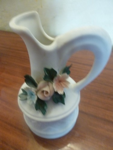 Vase vintage italien barbotine - vintage,