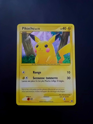 Carte pokémon pikachu - carte,