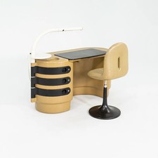 1970s Ernest H. Igl for Bayer AG 'Hadi' Space Age Writing Desk and Side Chair