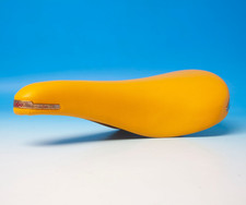 SELLE ITALY TURBO SPECIAL refurbished with leather and padding new YELLOW