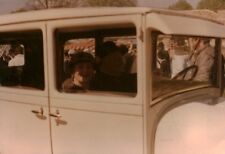Antique Regional Folk Group Photo Old Car in Apremont 1960 