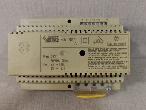 Alimentation urmet domus 786 - alimentation,