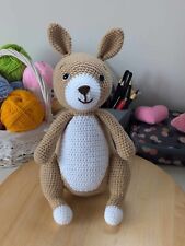 Kangourou, doudou fait main au