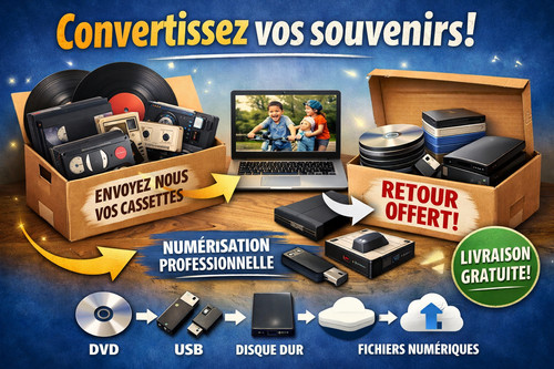Numérisation vhs - numérisation,