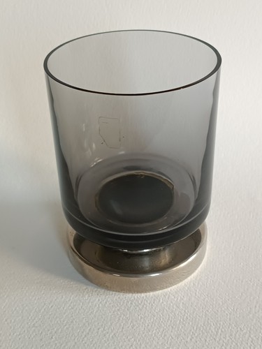 Pot verre fumé - verre, gris