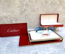Authentic Vintage ©1988 Cartier Tank Platine Sunglasses 59[]14-140 France Made.