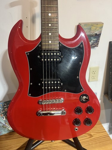 Epiphone red made - sg,