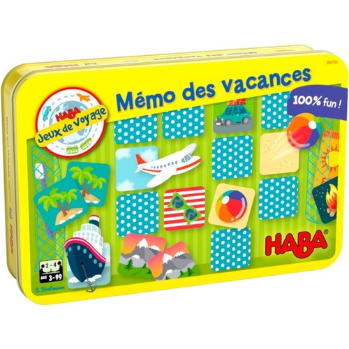 Mémo des vacances - jeu, neuf