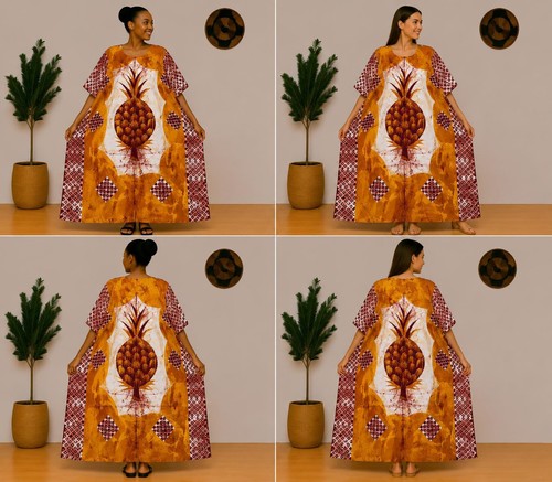 Boubou femme batik wax - boubou, bassam
