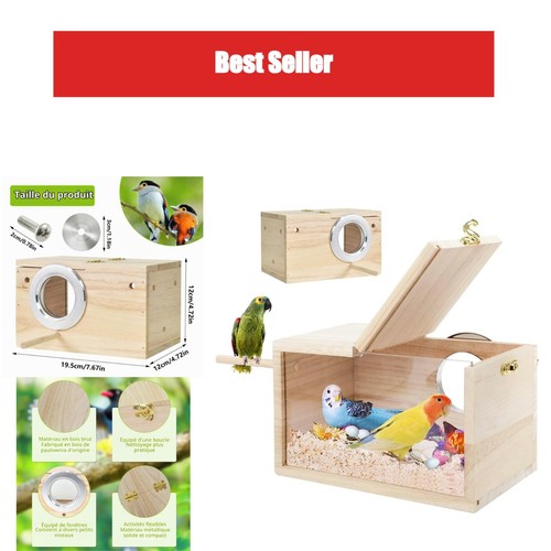 Nichoir bois naturel pour - nichoir,