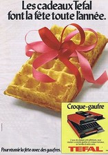 ADVERTISING ADVERTISING 114 1979 TEFAL croque waffle