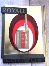 CARTON PLATE TOBACCO CIGARETTES ROYAL ADVERTISING DISPLAY COLLECTION