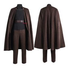 Star Wars Count Dooku Cosplay Costume Halloween Outfit Full Set Party Cape Gifts