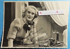 ● Photo femme (actrice ?) Edith LOWE LOUVE ? à identifier dédicace autographe