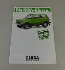 Brochure/brochure Lada Niva 1600 VAZ 2121 incl. Niva convertible status 1988