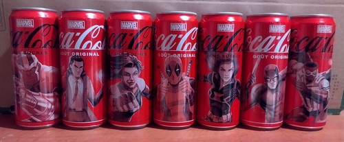 Lot canettes coca cola - coca,