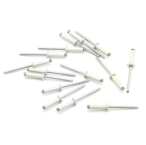 Lot rivets blancs gris - de, blancs/gris