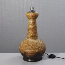 Grand pied de lampe de sol en céramique vintage design 1970s