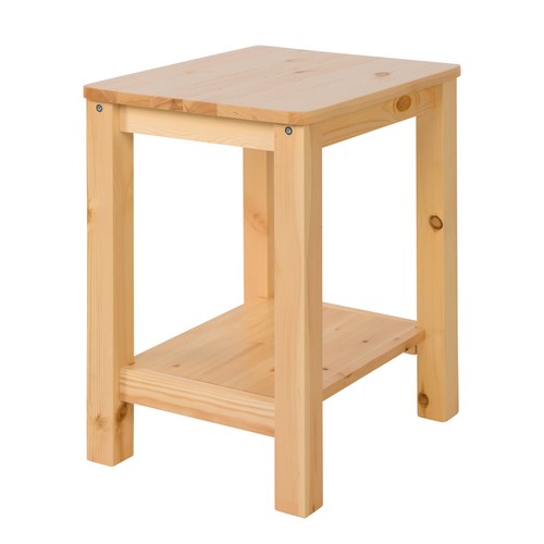 Table chevet bois pin - de,