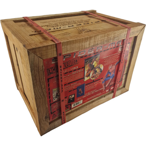 Coffret bois pyrogravé