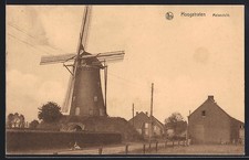 Old postcard Hoogstraten, Molenzicht, windmill 1938 