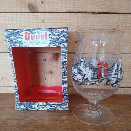 Duvel glass belgian lager - lager, beer