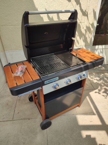 Barbecue gaz avec plancha - barbecue,