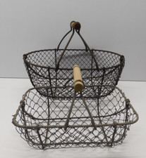 -2 PANIERS METAL Grillagé