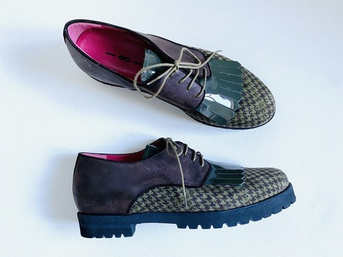 Derbies bavette cuir - derbies, à