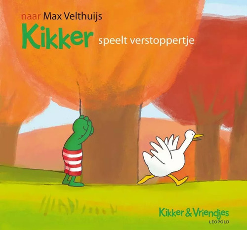 Kikker speelt verstoppertje