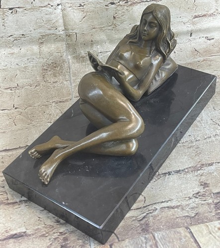 Sculpture bronze semi nue - sculpture,
