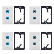 4X Plaque Murale Ethernet avec