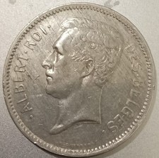 5 Francs Belge, Belga - 1932