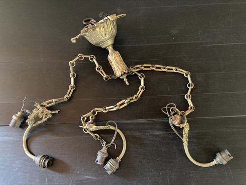 Monture bronze chaines