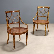 Fauteuils Anciens Noyer Laqué