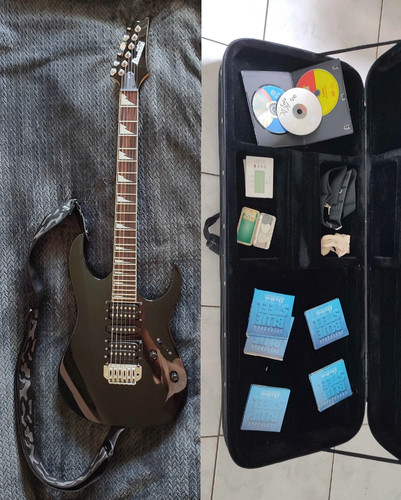 Guitare gio ibanez noire état - ibanez,